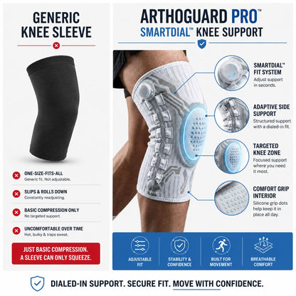 ARTHOGUARD Pro SmartDial™ Adjustable Knee Support