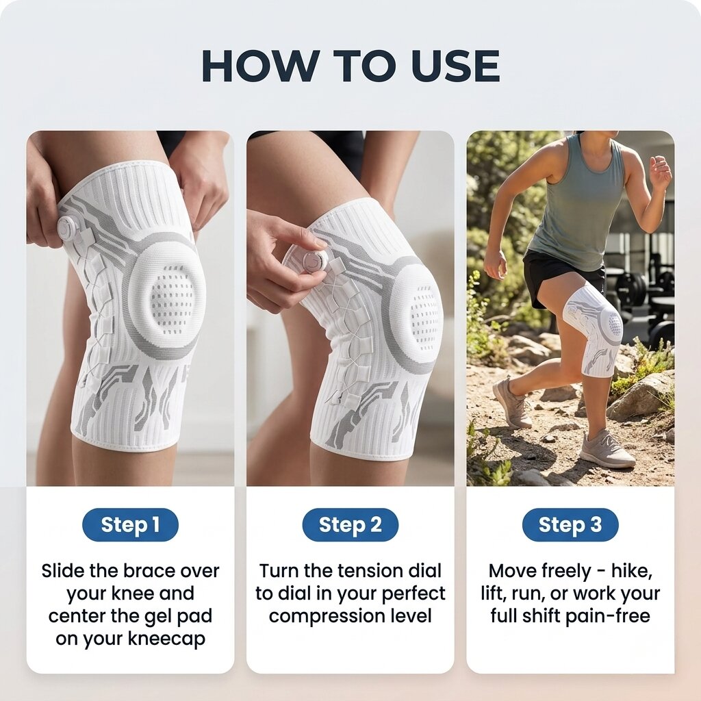 ARTHOGUARD Pro SmartDial™ Adjustable Knee Support